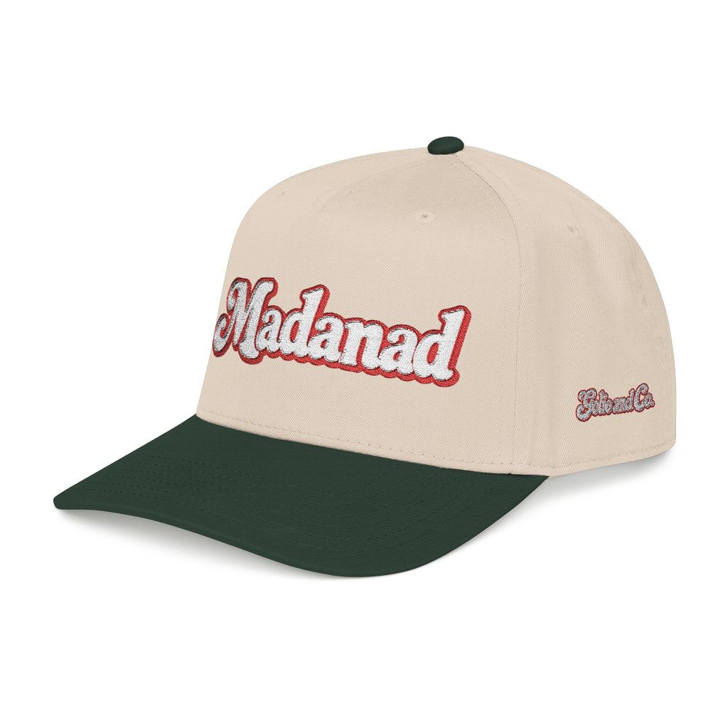 Madanad Embroidered Baseball Cap — Retro Script Hat