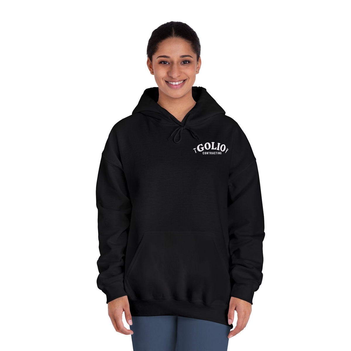 Golio Contracting Small Chest Logo Hoodie