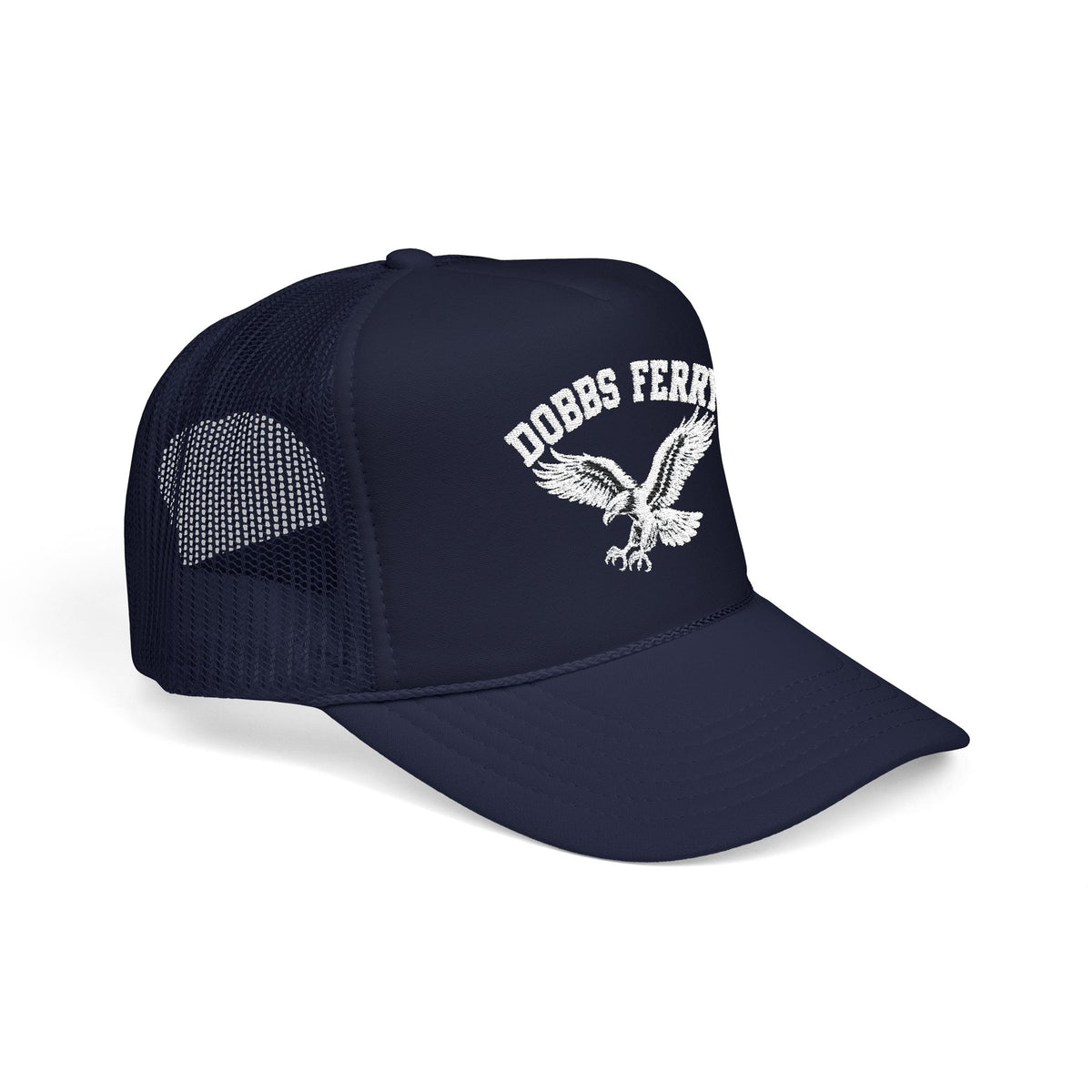 Trucker Hat — "Dobbs Ferry" Eagle Foam Mesh Cap