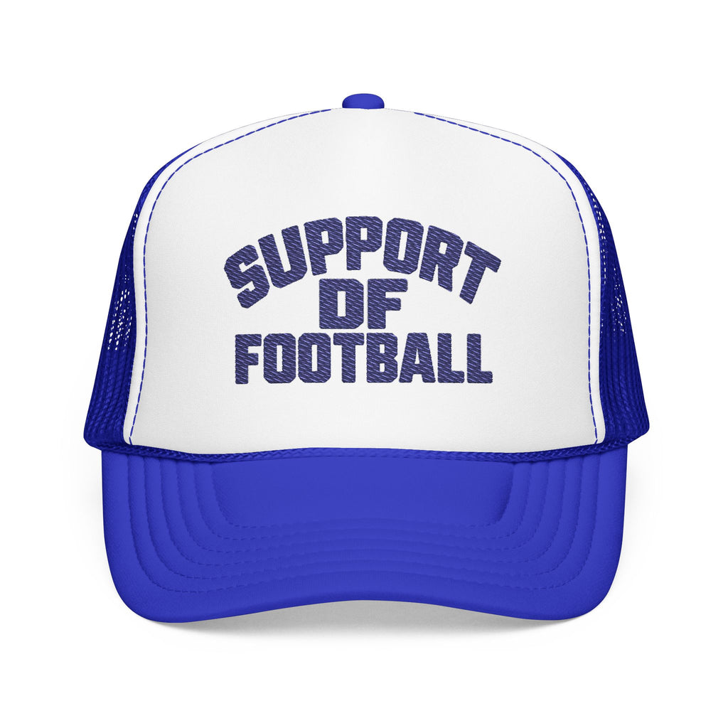 Support DF Football Trucker Hat — Vintage Sport Foam Cap