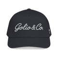 Golio & Co. Embroidered Espresso Baseball Cap — Script Logo Mid-Profile Hat