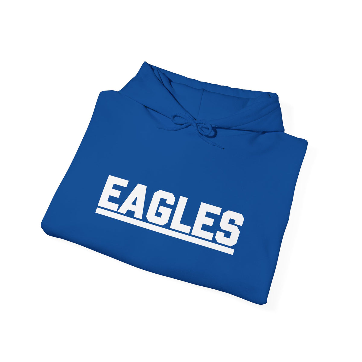 Eagles DF Logo Hoodie — Classic Blue School Spirit Sweatshirt