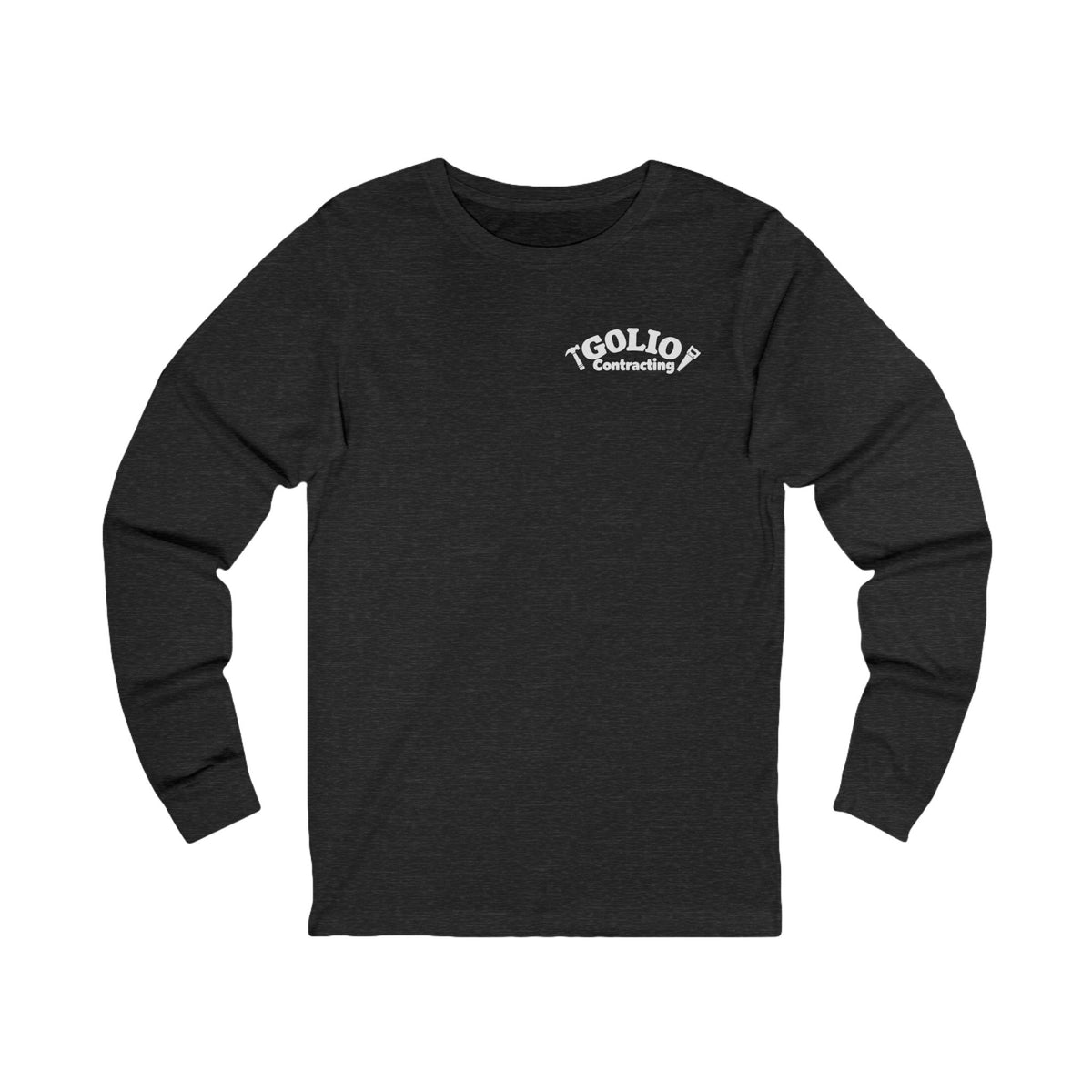 THE OG GOLIO CONTRACTING LOGO Long Sleeve Tee — Retro Logo Work Shirt