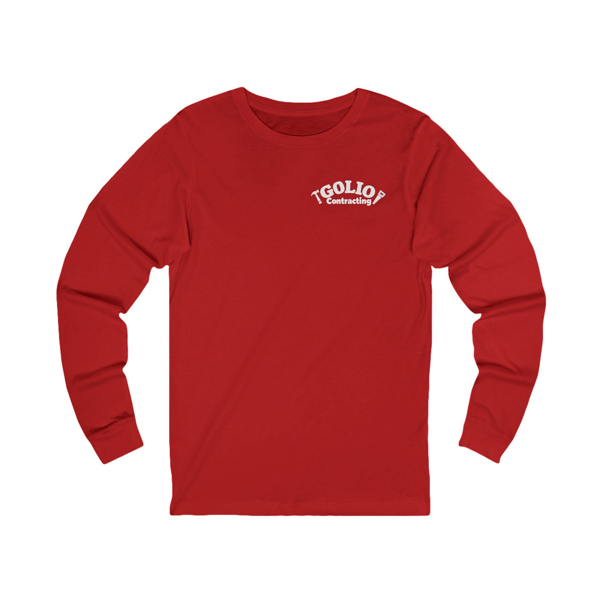 THE OG GOLIO CONTRACTING LOGO Long Sleeve Tee — Retro Logo Work Shirt