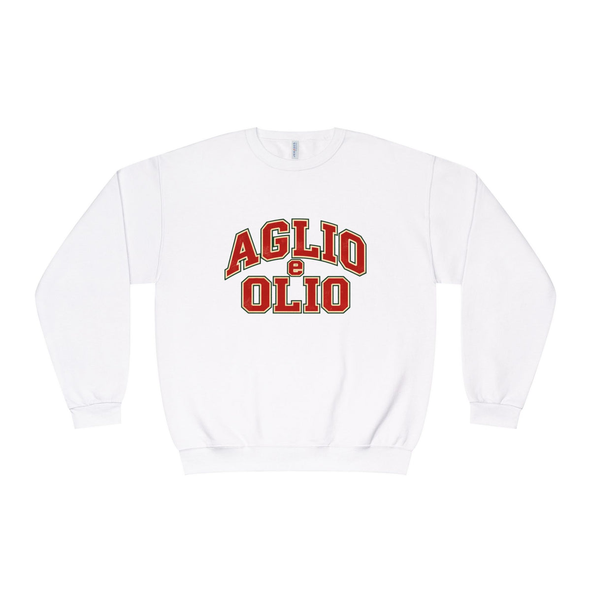 Aglio e Olio Italian Foodie Crewneck Sweatshirt