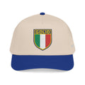Italy Crest Baseball Cap — 'GOLIO' Patch Tricolor Shield Hat