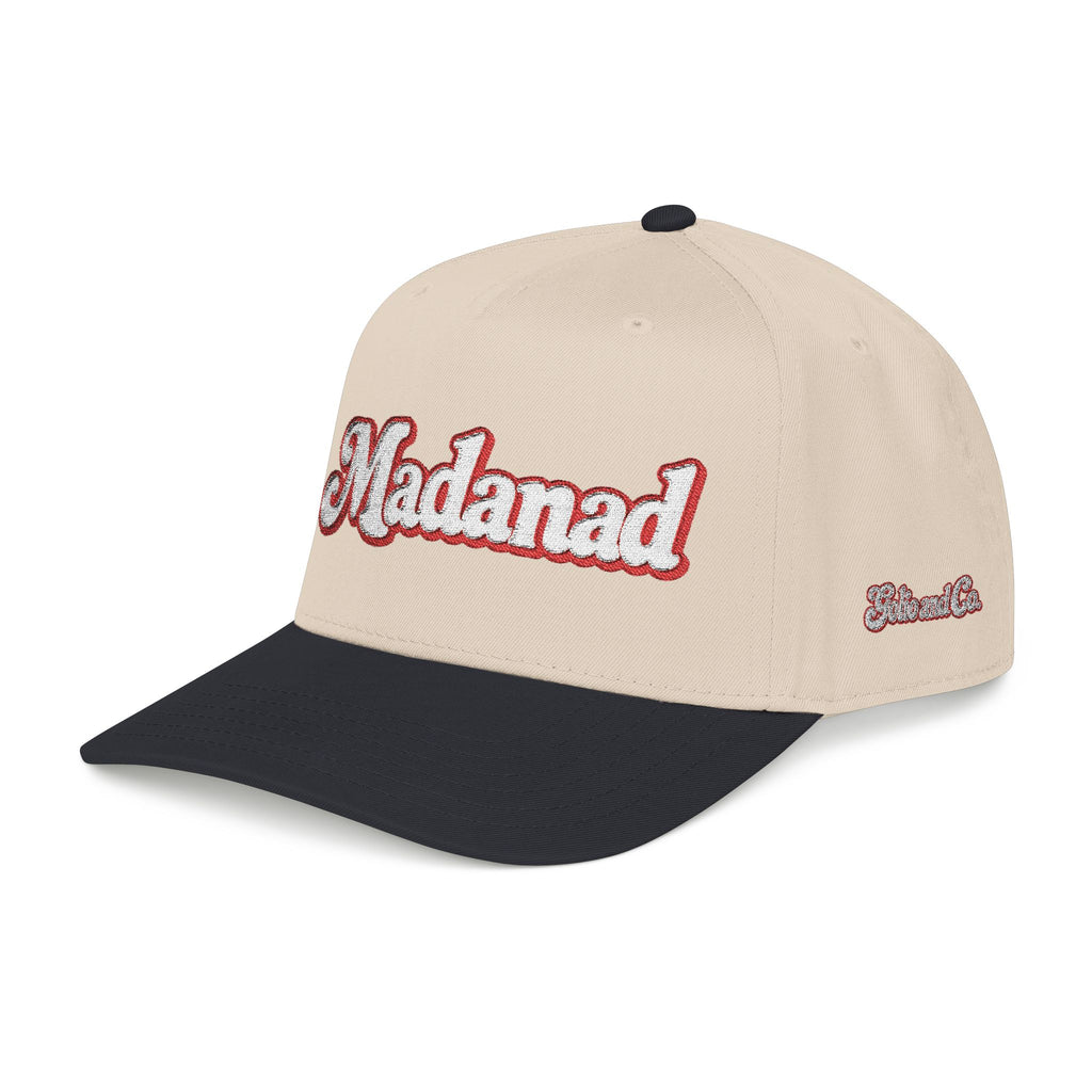 Madanad Embroidered Baseball Cap — Retro Script Hat