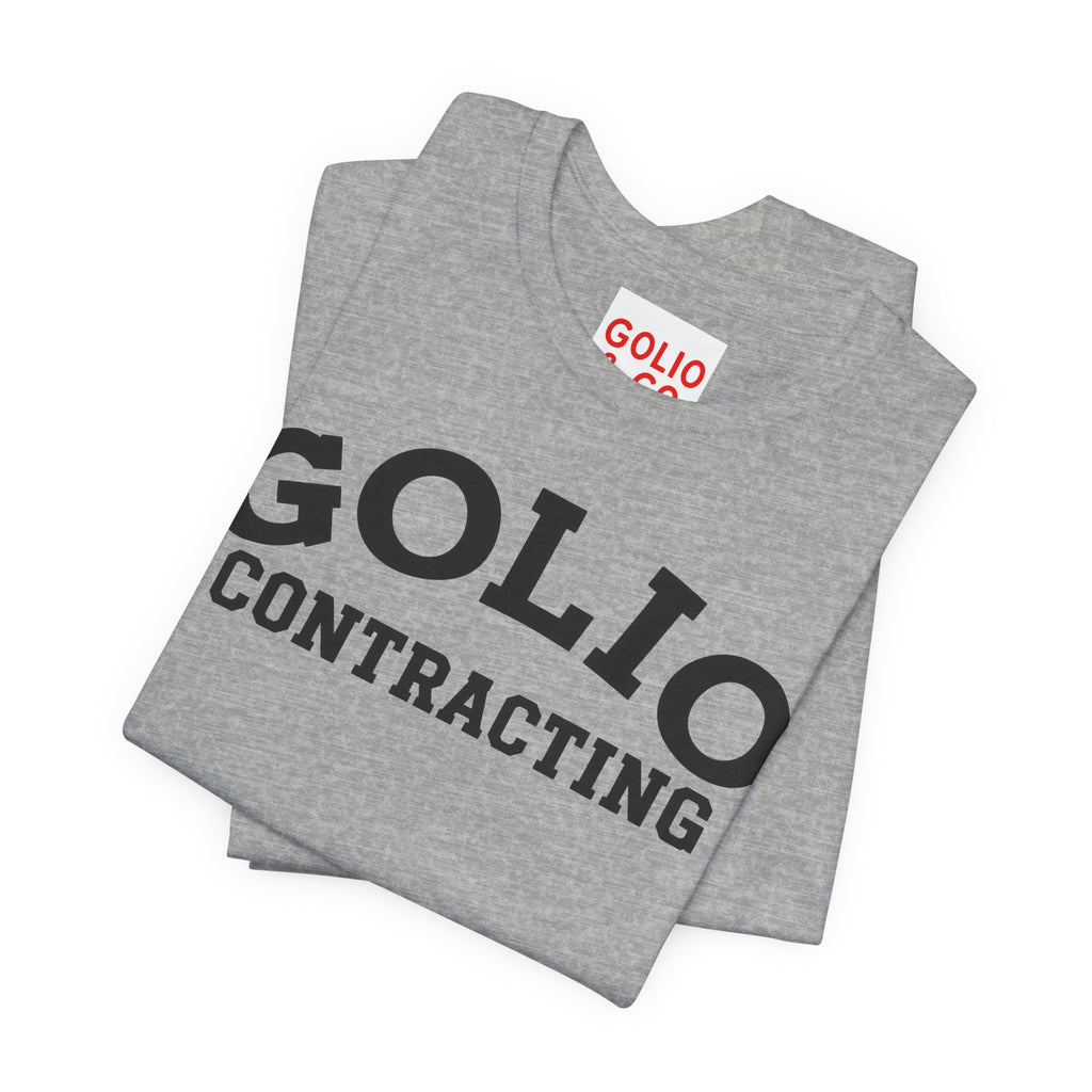 Golio Contracting T‑Shirt — Classic Workwear Logo Tee