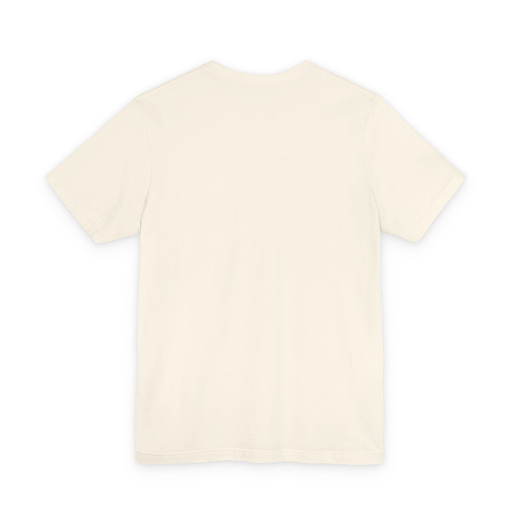 Embroidered Retro 'Florence' Script T-Shirt — Cream Chest Logo Tee