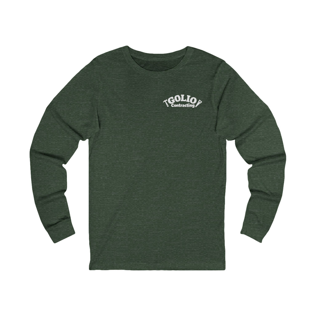 THE OG GOLIO CONTRACTING LOGO Long Sleeve Tee — Retro Logo Work Shirt