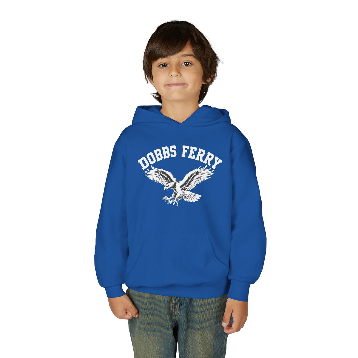 Dobbs Ferry Eagles Youth Hoodie — Dobbs Ferry Eagle Graphic Kids Sweatshirt