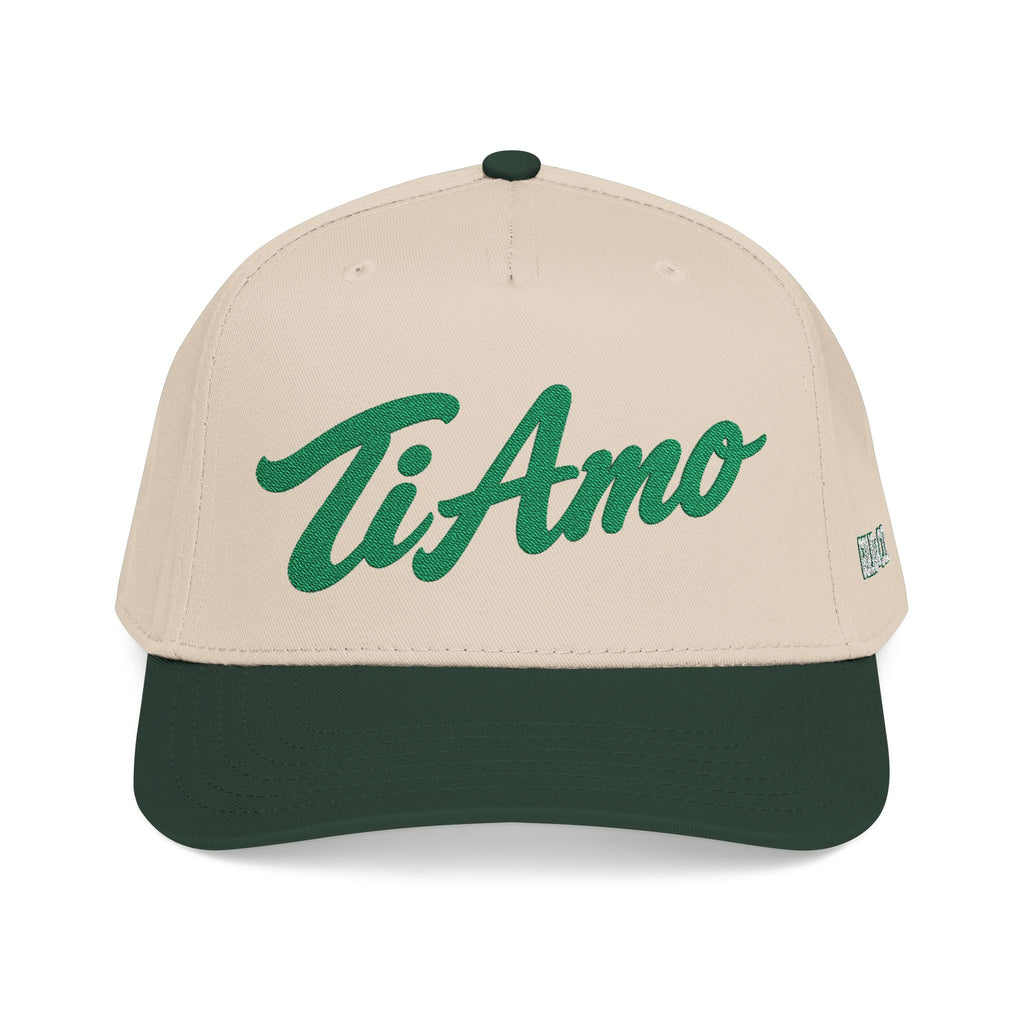 Ti Amo Embroidered Baseball Cap — Italian Love Script Hat