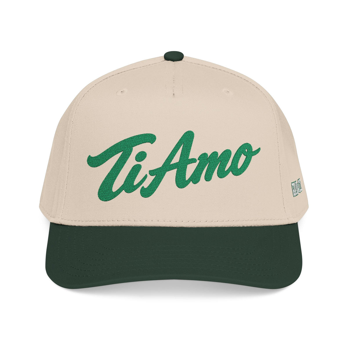 Ti Amo Embroidered Baseball Cap — Italian Love Script Hat