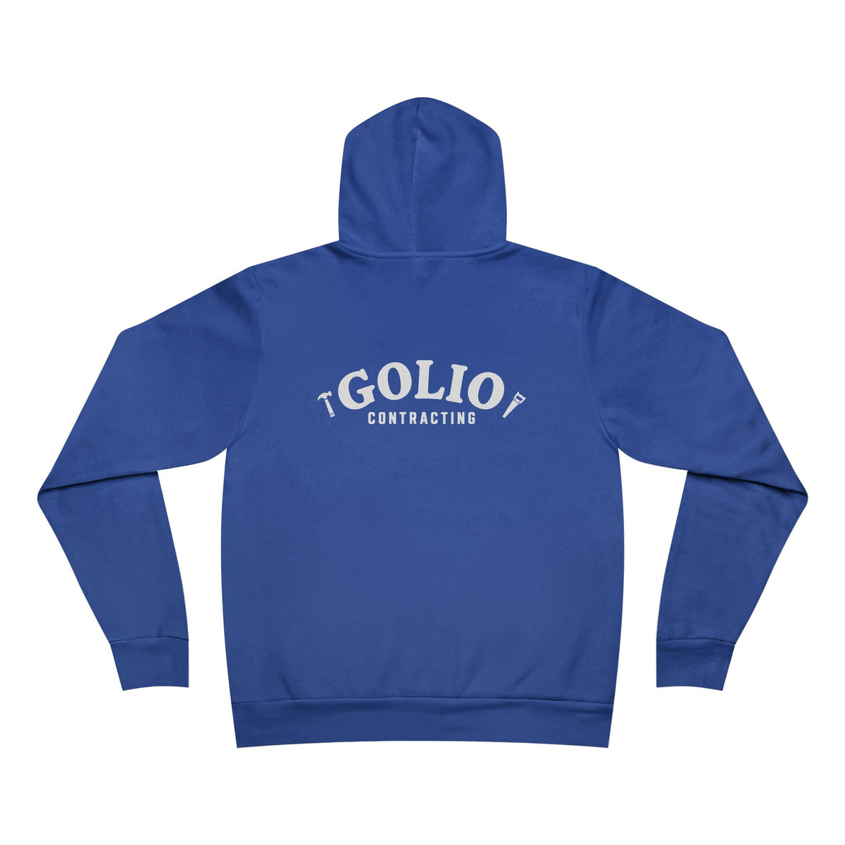 Golio Contracting Logo Hoodie — Lightweight Sponge Fleece Pullover