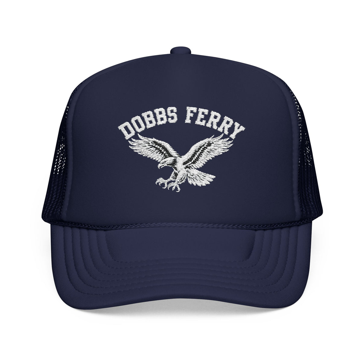 Trucker Hat — "Dobbs Ferry" Eagle Foam Mesh Cap