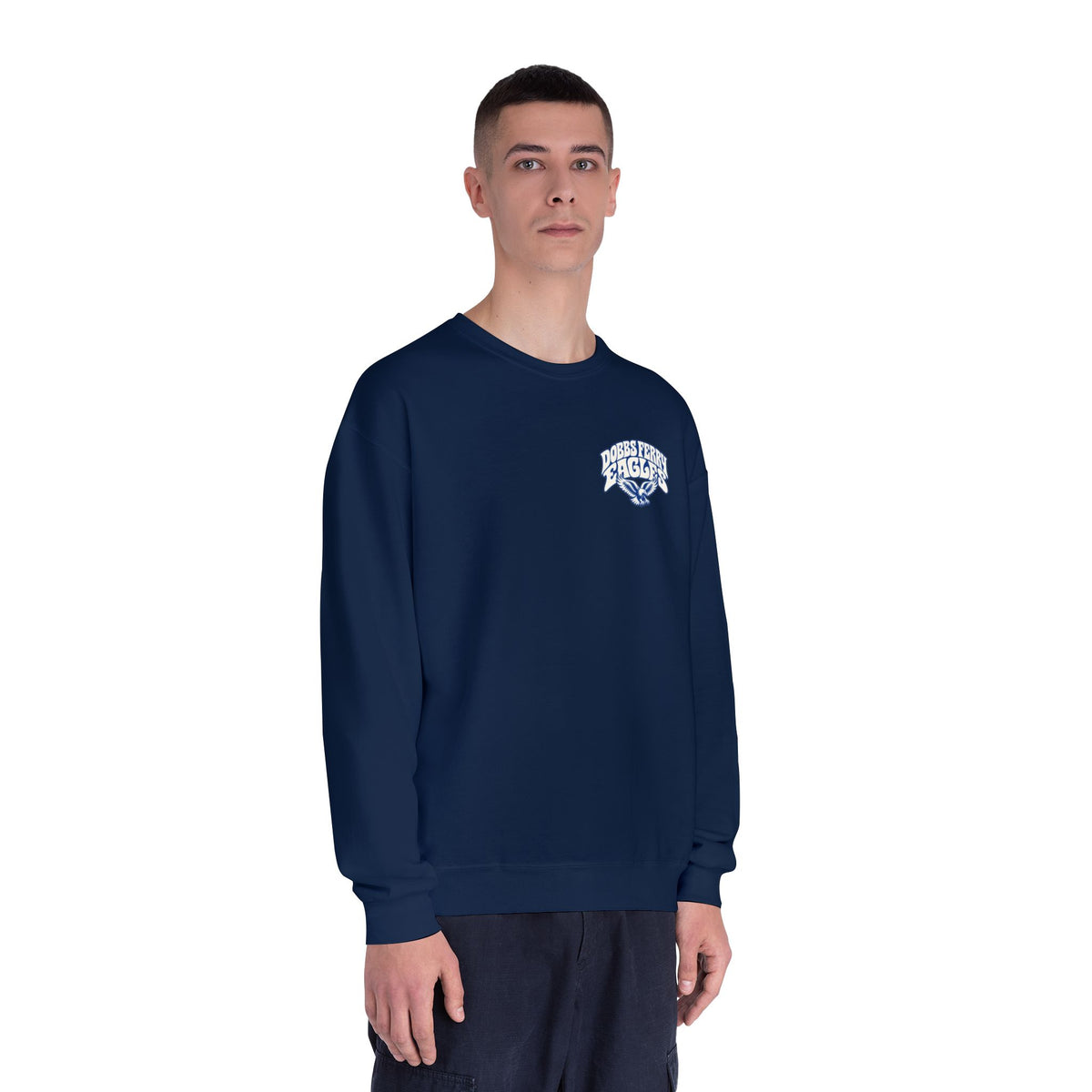 Dobbs Ferry Eagles Crewneck Sweatshirt — Vintage School Spirit