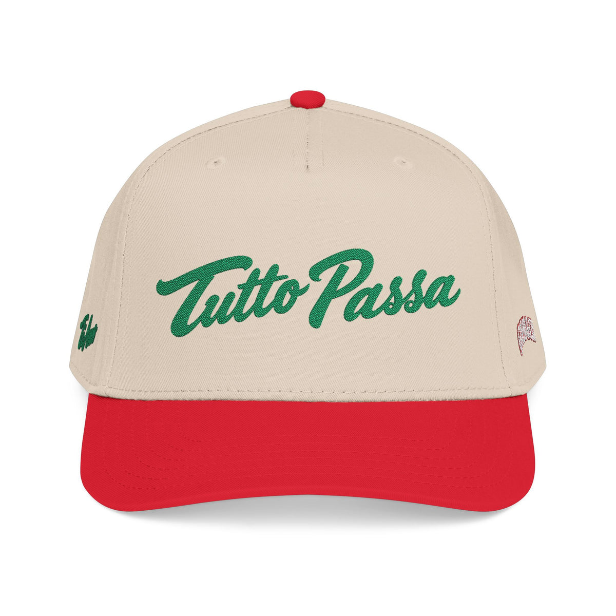 Tutto Passa Baseball Cap — Italian Script Embroidered Hat