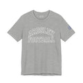 Ardsley Football Tee — Heather Grey Short Sleeve with Panther Logo
