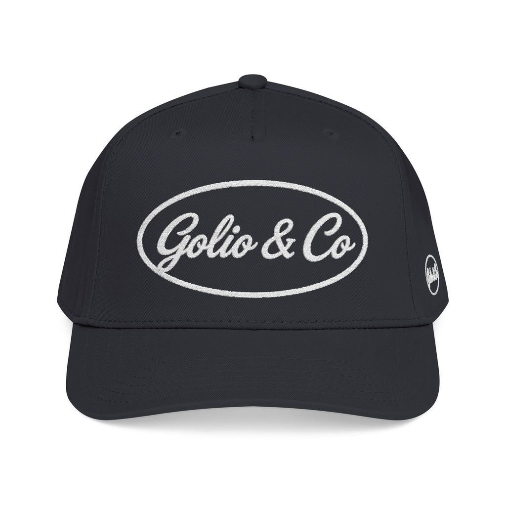 Black Golio & Co. Mid Profile Baseball Cap