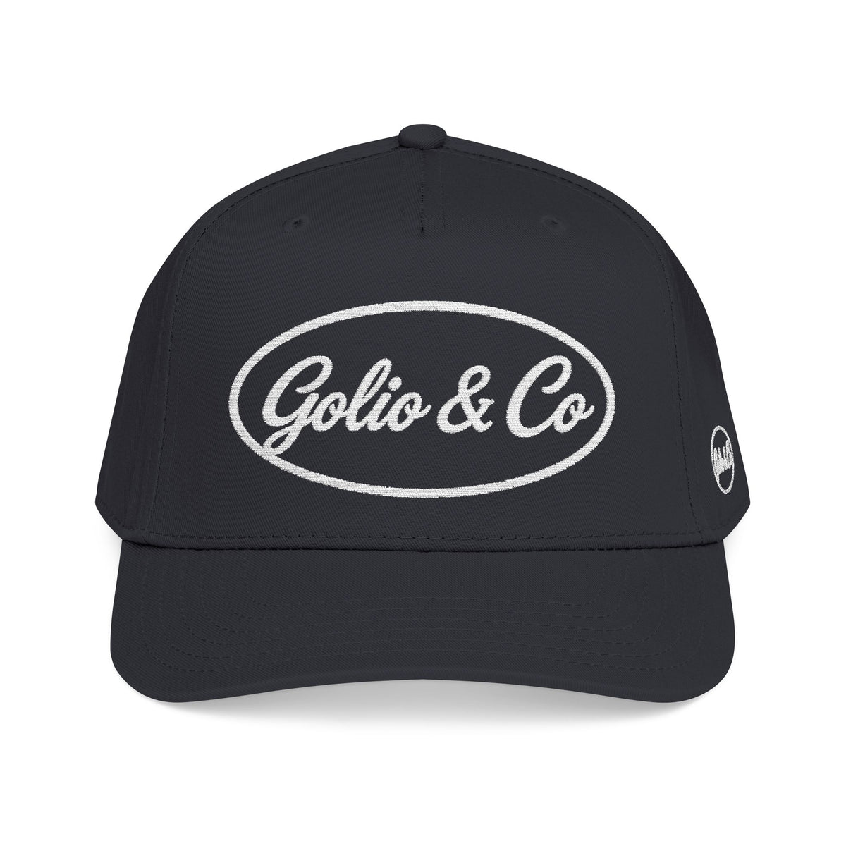 Black Golio & Co. Mid Profile Baseball Cap
