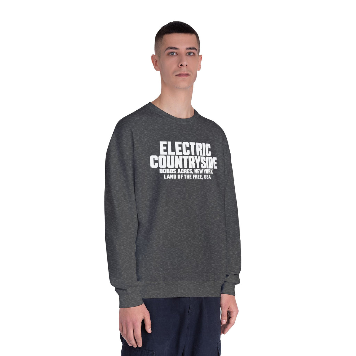 Electric Countryside Crewneck Sweatshirt – Golio & Co. Land of the Free Graphic