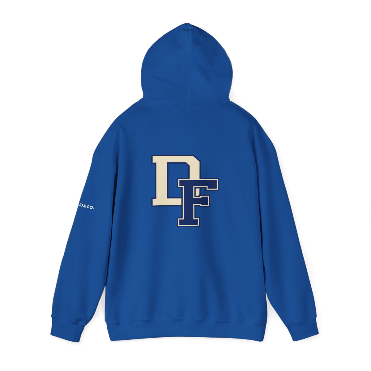 Eagles DF Logo Hoodie — Classic Blue School Spirit Sweatshirt