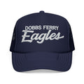 Dobbs Ferry Eagles Foam Trucker Hat — Vintage Script Team Cap