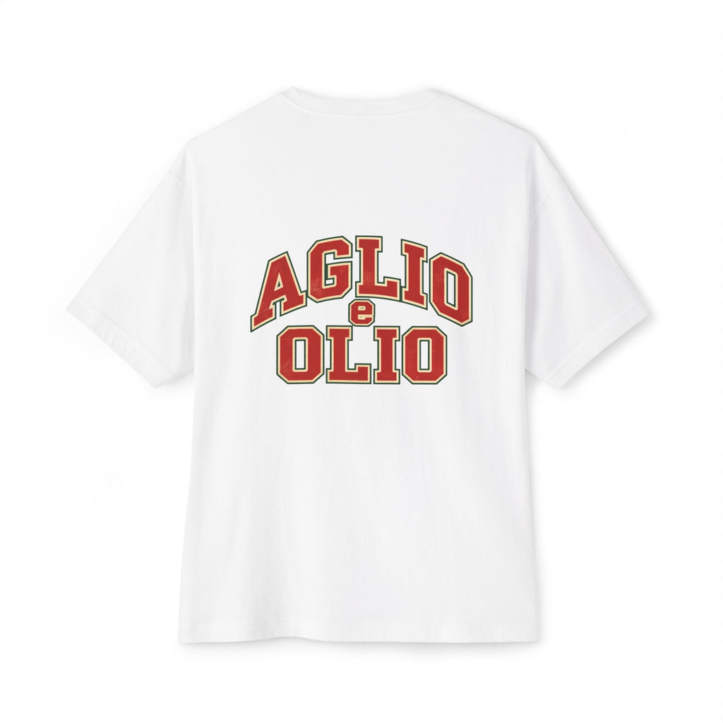 Aglio e Olio Garlic Tee — Fall Garlic & Oil Graphic T-Shirt