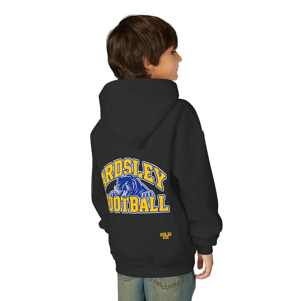 Ardsley Football Youth Hoodie — School Team Pullover with Panther Mascot