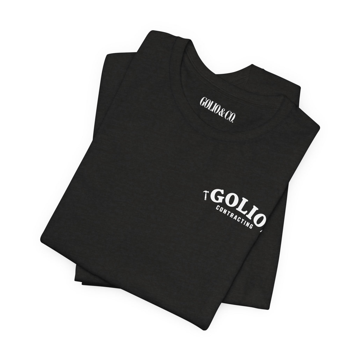 T-Shirt — 'Golio Contracting' Minimal Logo Tee