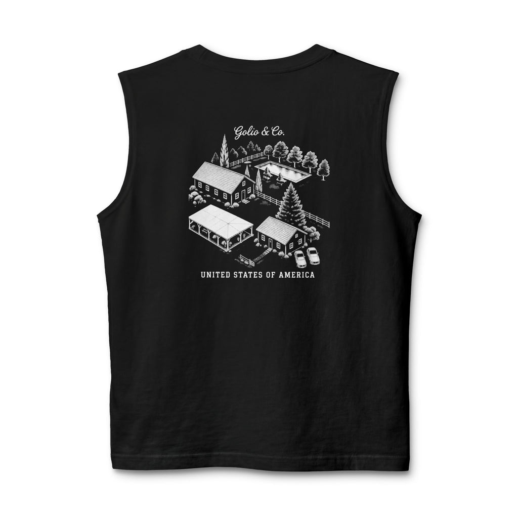 Golio & Co. Muscle Tank — Vintage Casino USA Graphic Sleeveless Tee