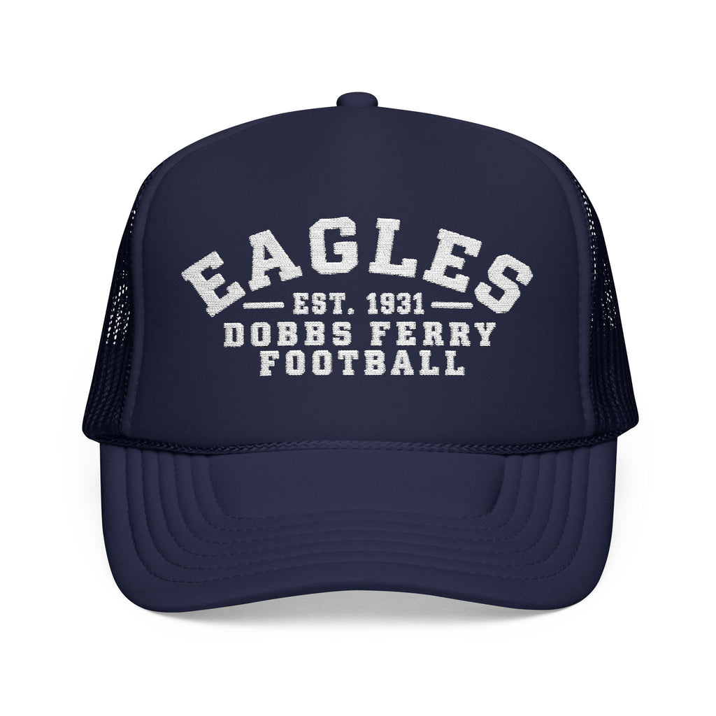 Eagles Football Trucker Hat — Vintage Foam Mesh Cap