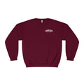 Golio Contracting Crewneck Sweatshirt — Maroon Logo Workwear
