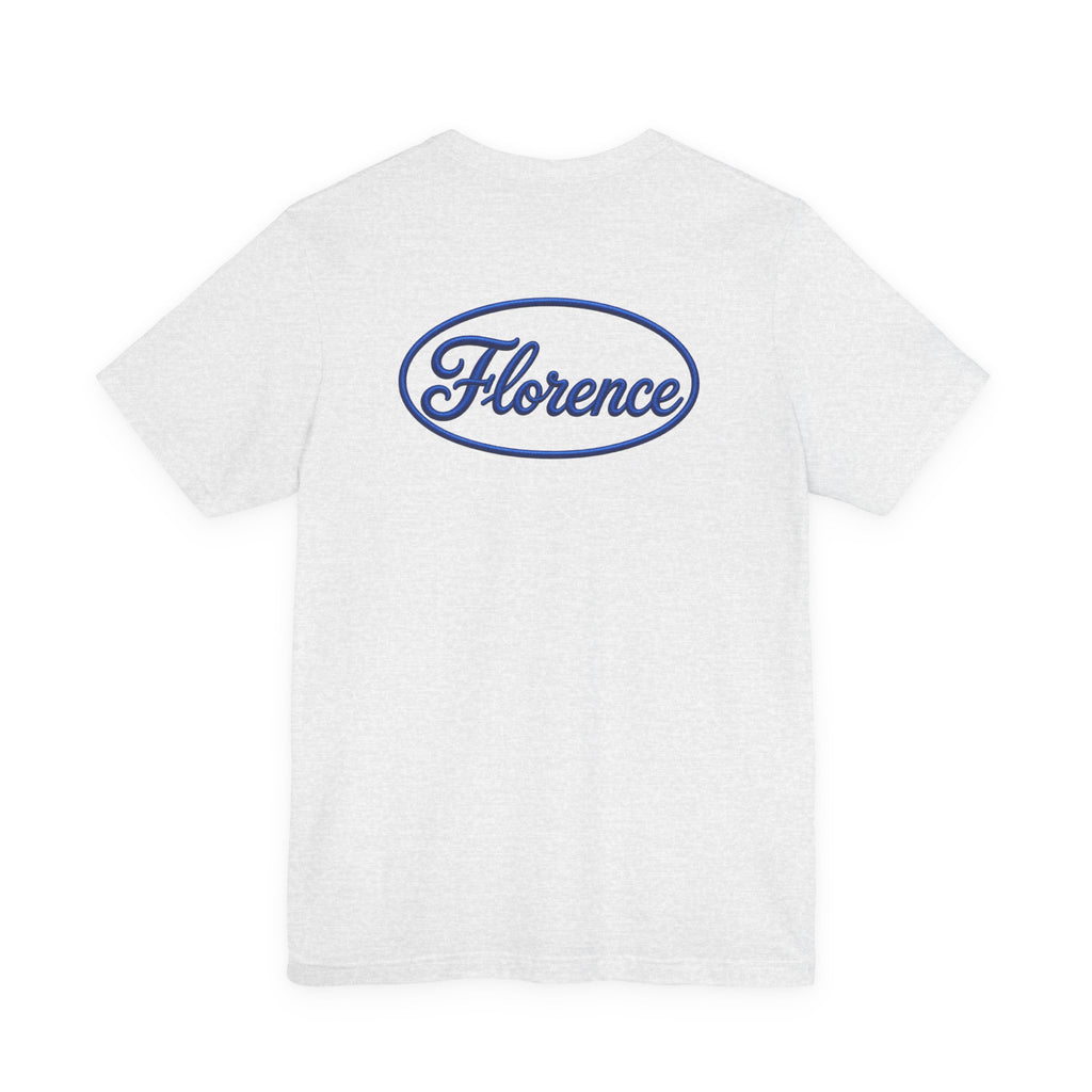 Florence Script Tee — Vintage-Inspired Casual T‑Shirt