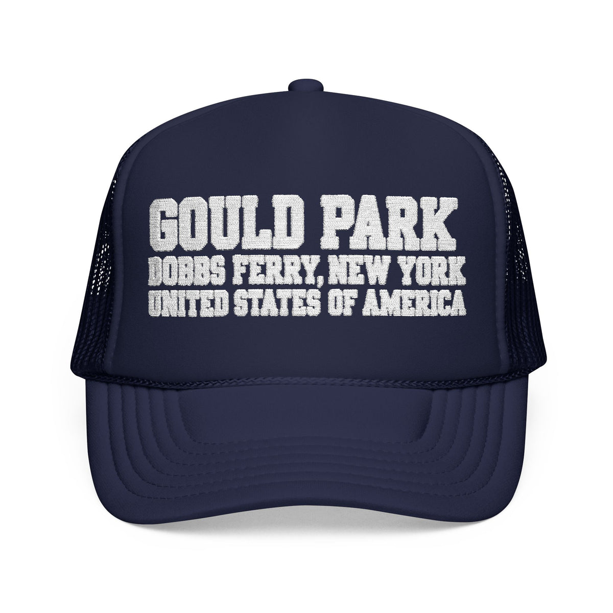 Gould Park Trucker Hat - Dobbs Ferry, New York Vintage Mesh Cap