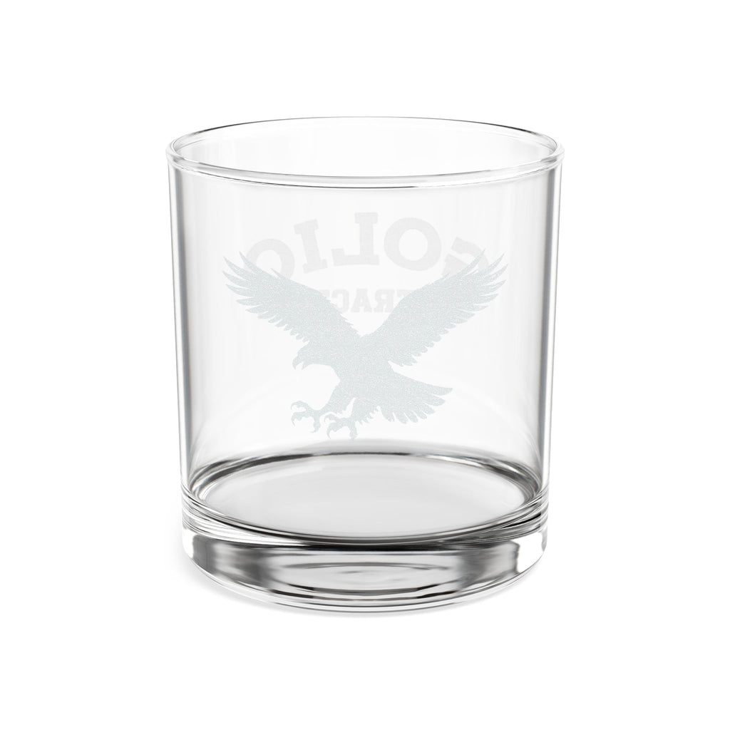 Engraved Whiskey Glass 10.5oz — Personalized Eagle Logo Rocks Glass