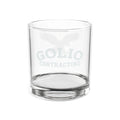Engraved Whiskey Glass 10.5oz — Personalized Eagle Logo Rocks Glass