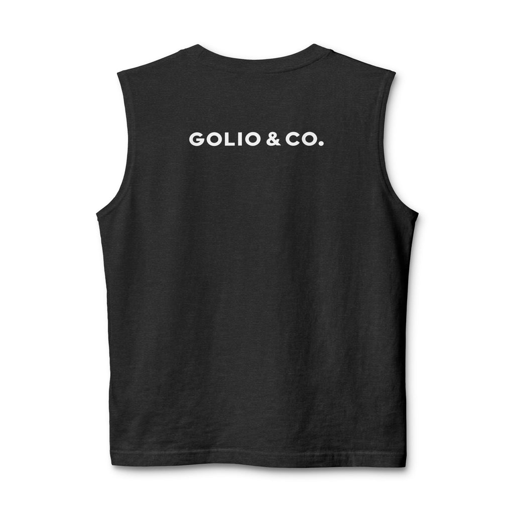 Sunday Dinner Muscle Tank — Retro Script Graphic Tank Top
