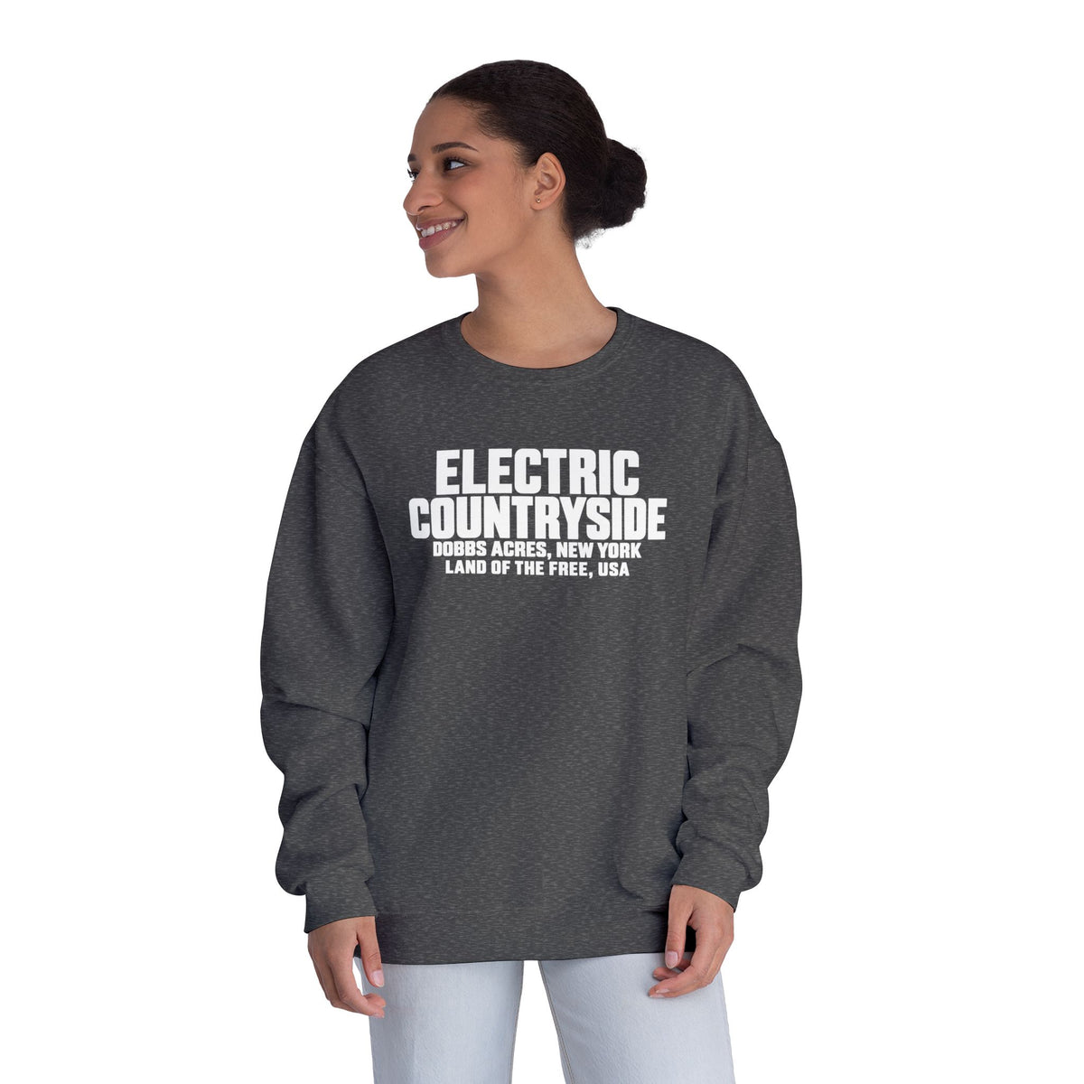 Electric Countryside Crewneck Sweatshirt – Golio & Co. Land of the Free Graphic