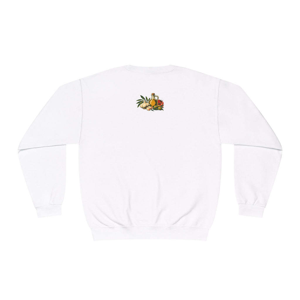 Aglio e Olio Italian Foodie Crewneck Sweatshirt