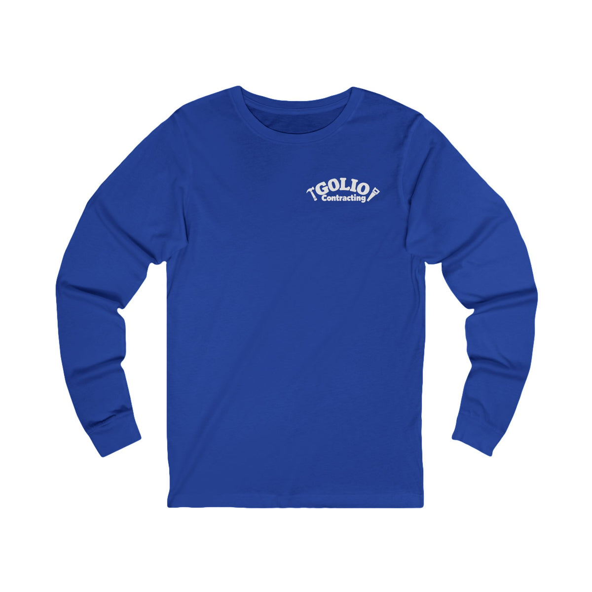 THE OG GOLIO CONTRACTING LOGO Long Sleeve Tee — Retro Logo Work Shirt