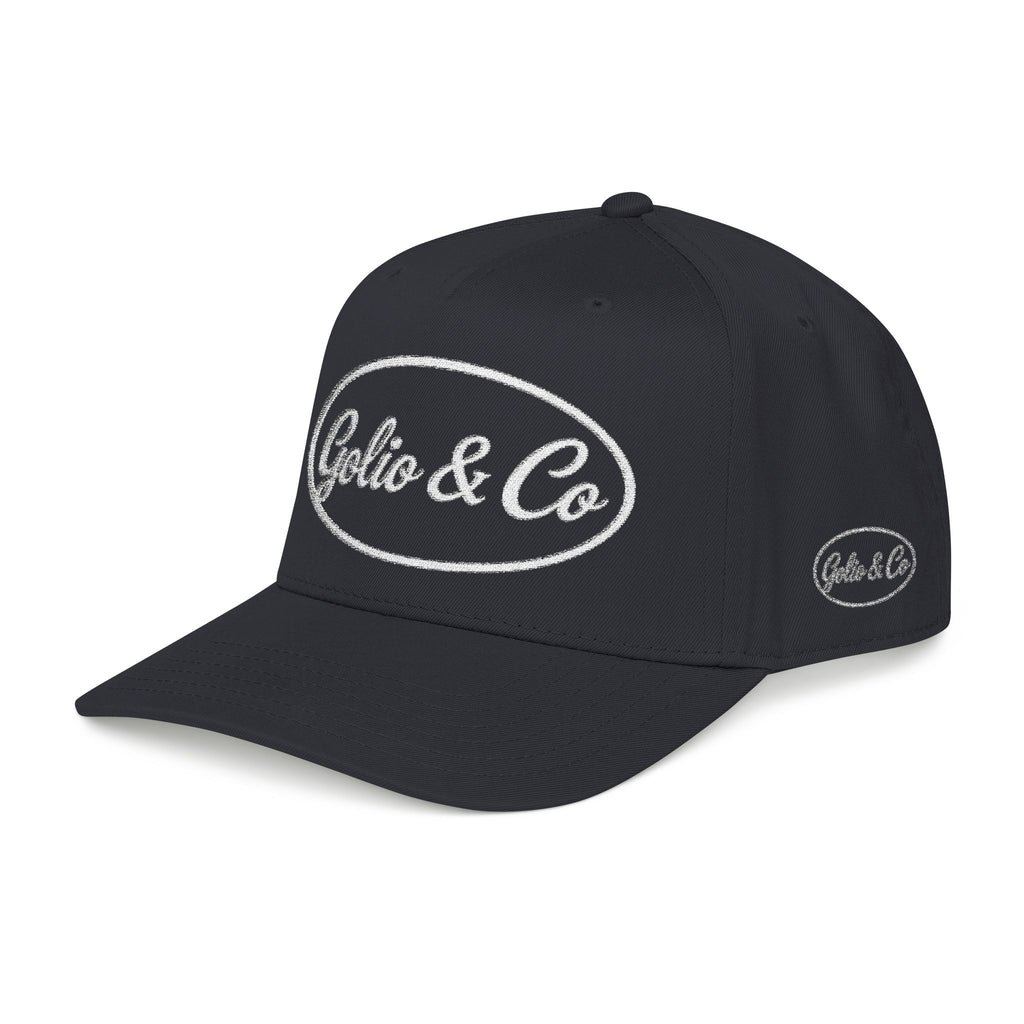 Black Golio & Co. Mid Profile Baseball Cap