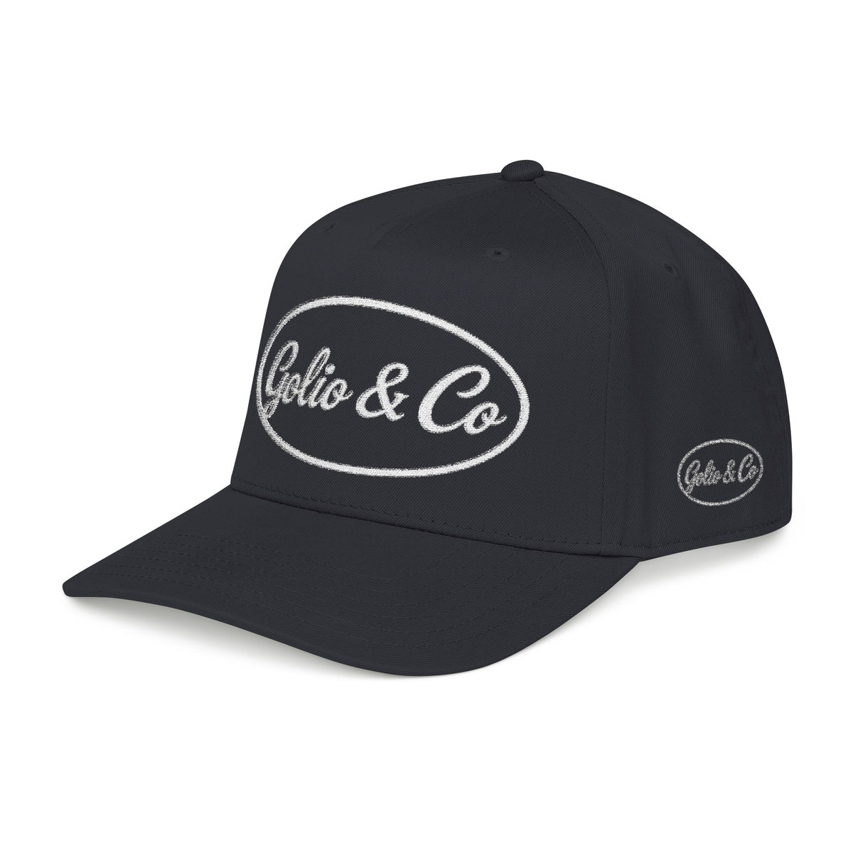 Black Golio & Co. Mid Profile Baseball Cap