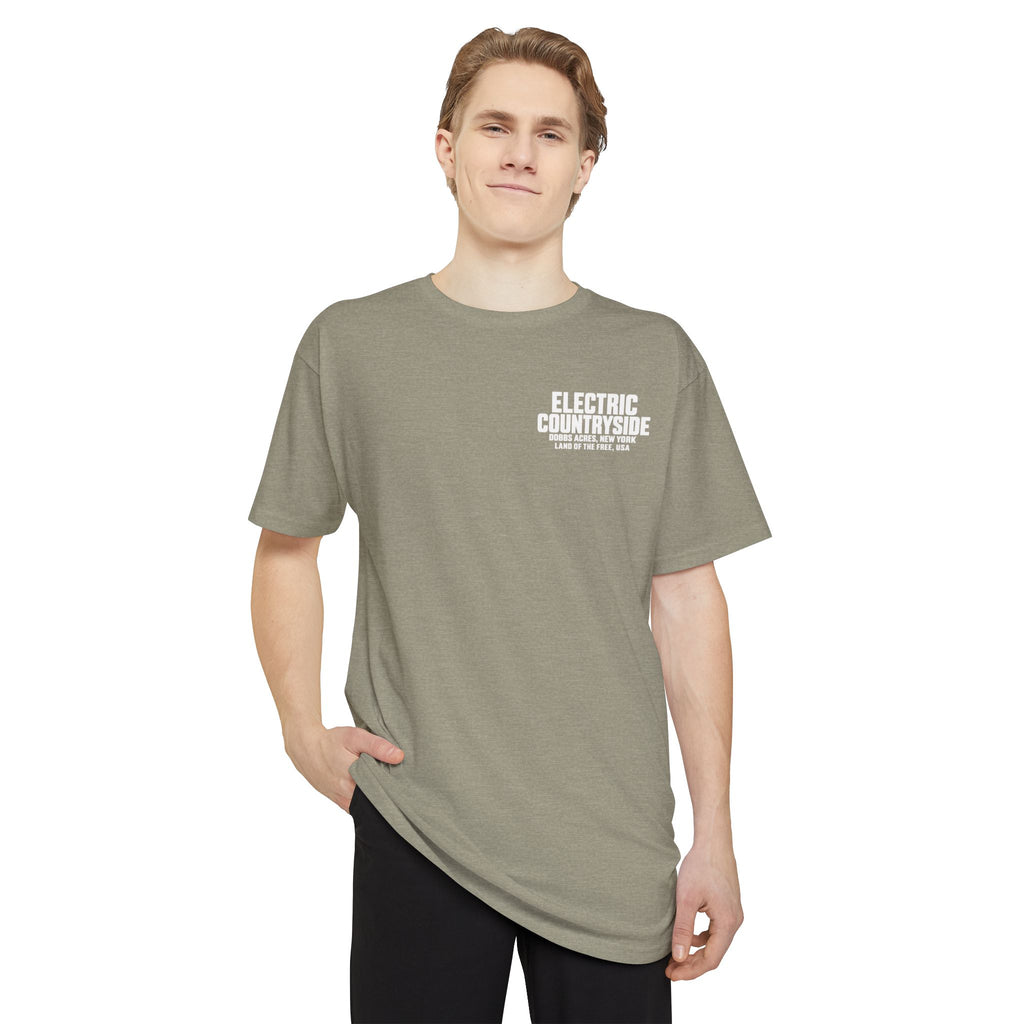 Electric Countryside Longbody Tee — Golic & Co. Land of the Free Graphic T-Shirt