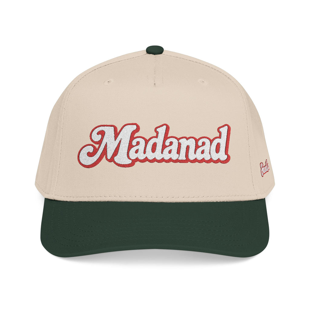Madanad Embroidered Baseball Cap — Retro Script Hat