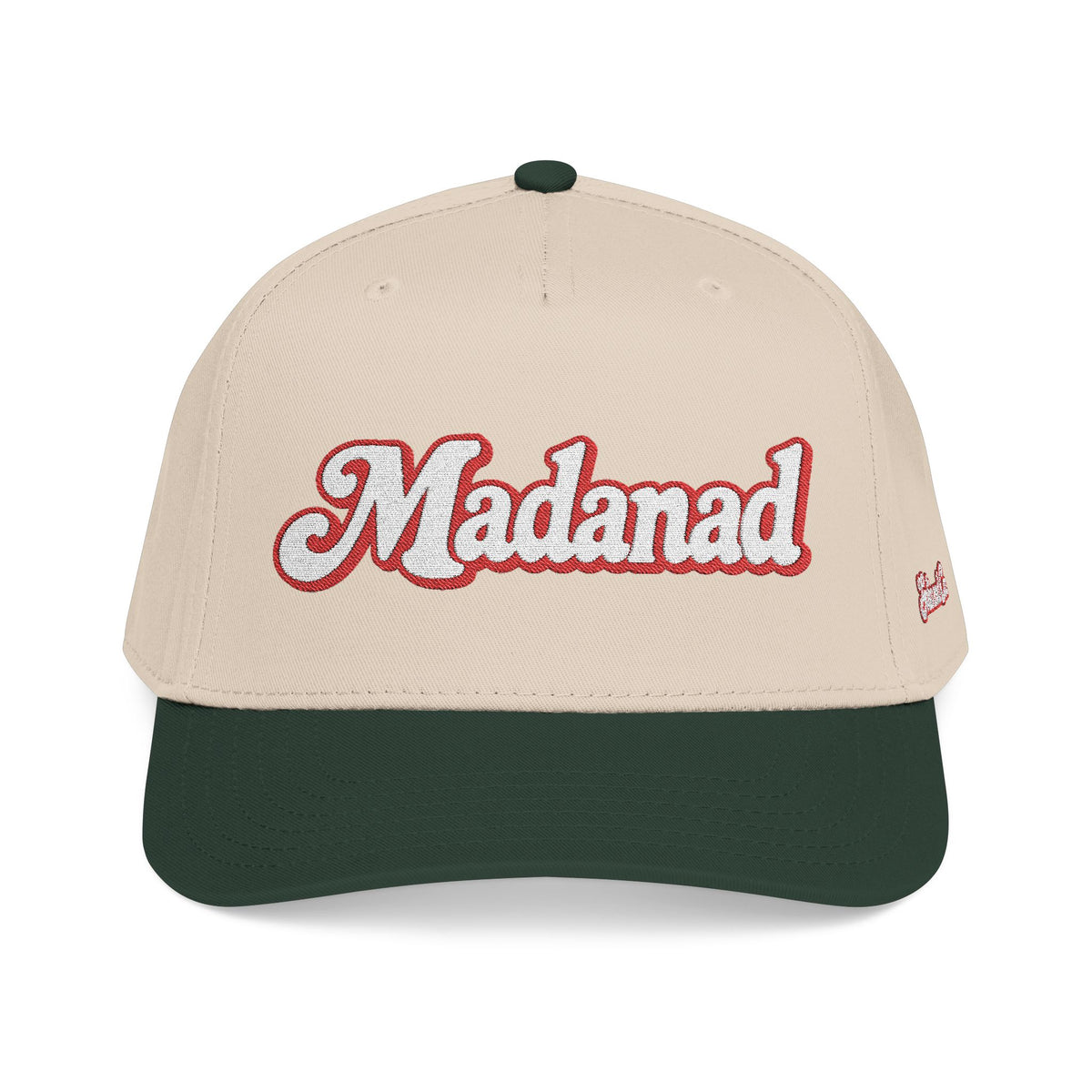 Madanad Embroidered Baseball Cap — Retro Script Hat