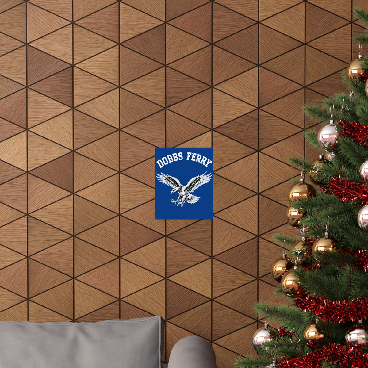 Dobbs Ferry Eagle Matte Poster — School Spirit Wall Art