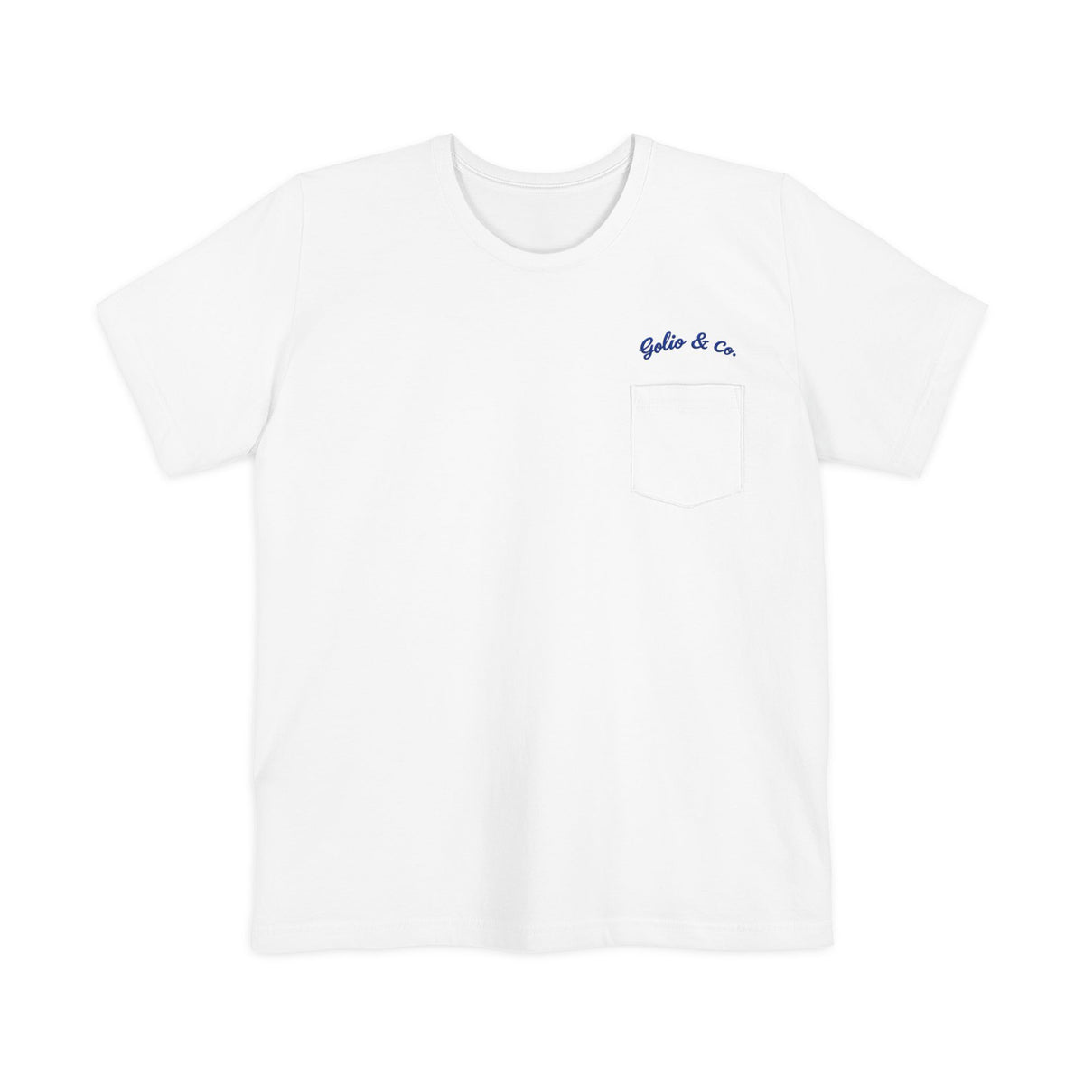Florence Script Pocket T-Shirt — City Name Tee with Embroidered-Style Back Logo