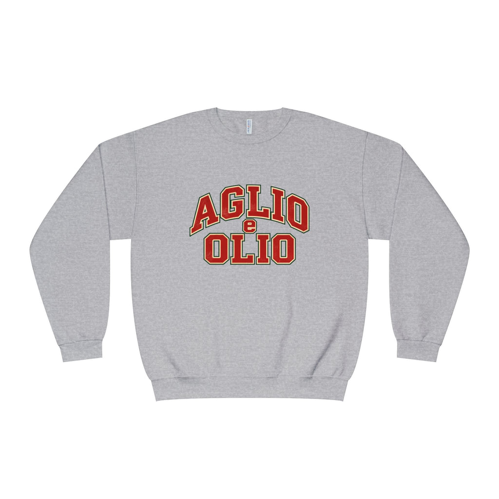 Aglio e Olio Italian Foodie Crewneck Sweatshirt