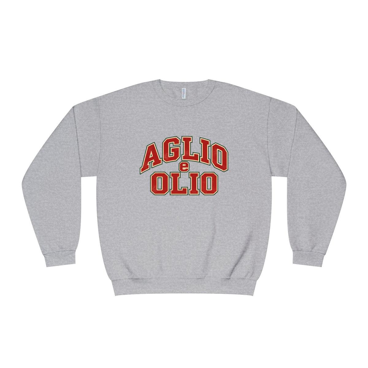 Aglio e Olio Italian Foodie Crewneck Sweatshirt
